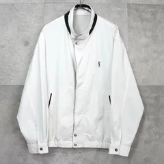 古着 90s イヴサンローラン 刺繍 リブライン ナイロンジャケット ホワイト 2025年最新】Yves Saint Laurent メンズ ジャンパー・ブルゾンの人気