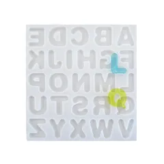 手芸工房 シリコンモールド アルファベット 丸字 (ノーマル型) 1