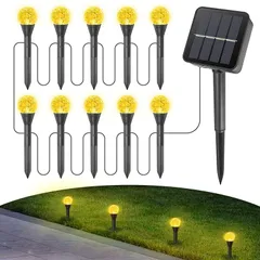 ガーデンライト 屋外 ソーラーライト　地中ストリングライト　イルミネーションライト　 RGB雰囲気ライト　防水 8モード キャンプ用 ガーランドライト ガーデン/芝生/駐車場/歩道/玄関先/店の飾り/クリスマス/ハロウィン/パーティー/バレンタインデー/新 1