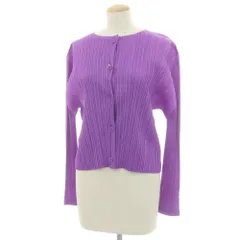 【美品】プリーツプリーズ ロング カーディガン 羽織り 3 L相当 パープル 紫 2025年最新】プリーツプリーズカーディガン紫の人気アイテム - メルカリ