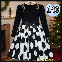 140 ドット　フォーマル　ワンピース　女の子　結婚式　発表会