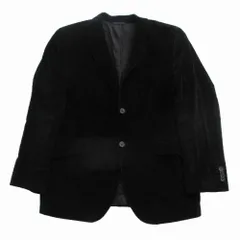 BANANA REPUBLIC バナナリパブリック カシミヤ混 コーデュロイ テーラードジャケット ブラック サイズS メンズ 【中古】