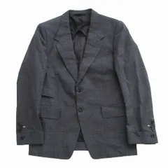 ポールスミス Paul Smith 164013 総柄裏地 テーラードジャケット 総柄 2B 背抜き裏地 ネイビー サイズM メンズ 【中古】