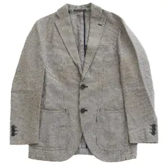 グリーンレーベルリラクシング サルトリアリング 3122-699-0733 HT 2B DESIGN BY RING ジャケット 千鳥柄 ネイビー S 【中古】