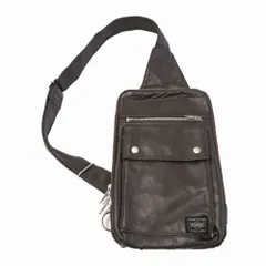 PORTER ポーター フリースタイル ボディバッグ ショルダー ブラウン メンズ 【中古】