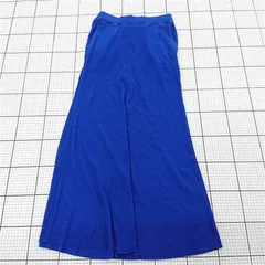 ◇ ⊂ 【フリークスストア FREAK'S STORE】リブニットロングスカート ブルー系 サイズF レディース E  【1510230003966】
