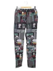 アルベロベロ 718858 パンツ M グリーン アニマルモチーフ リバーシブル ストレッチ ITZO4ES44894