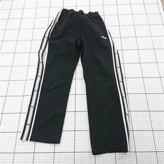 ◇ Θ 【フィラ FILA】PS-9505 サイドライン トラックパンツ ブラック系 メンズ Mサイズ E  【1510230005038】のサムネイル