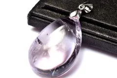 【１点物】シルバー925◇希少バイカラー アメトリン　30x21mm　ドロップ ペンダントトップ パワーストーン 天然石 _PC6959