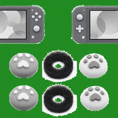 【数量限定】switch/有機EL/lite アナログスティックカバー 対応 スティックカバー スティックカバー ジョイコン アシストリング switch適用スティックカバー フリーク （スティック スイッチ/有機EL/ライト対応 カバー4つ/アシストリング2