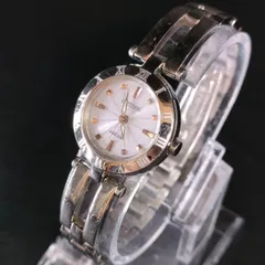 743-10　美品　CITIZEN　シチズン　Wicca　ウィッカ　シルバー　ゴールド インデックス　ソーラー　充電式　エコドライブ　ecodrive　レディース　lady's　女性　腕時計　watch　E031‐S057264