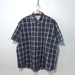 SS新作) HOKA ONE ONE ホカオネオネ CHECK 半袖 シャツ 6color M L