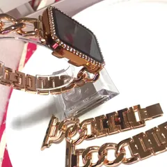 42mm 40mm 41mm 38mm 44mm SNSで話題中 AppleWatch ベルト AppleWatch　カバー アップルウォッチ　バンド インスタ映え キラキラカバー アップルウォッチ　ベルト AppleWatch　バンド チェーンベルト 