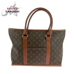 LOUIS VUITTON ルイヴィトン モノグラム サックウィークエンドPM ブラウン ゴールド金具 PVC M42425 トートバッグ ショルダーバッグ 503342【中古】