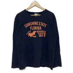 STUDIO D'ARTISAN(ダルチザン) 長袖Tシャツ サイズXL メンズ美品  - ネイビー クルーネック