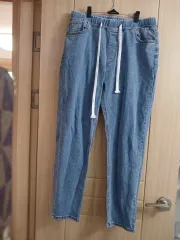 ISTJ VENDING MACHINE Ver. デニムパンツ デニム ウエスト紐 ズボン