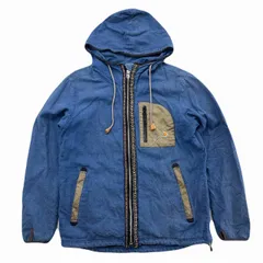 ゴースロウキャラバン リネン ジャケット パーカー ライトブルー メンズ 4サイズ 