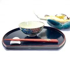 メーカー直送 九谷焼 飯碗 茶碗 大 色絵牡丹 下塗り