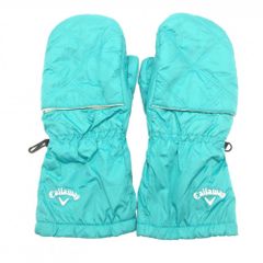 [Excellent Condition] Callaway Women's Golf Gloves, Blue-Green Mittens
