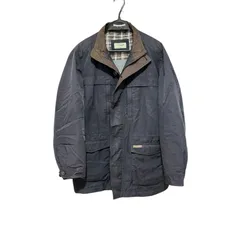 Z1603 Crocodile ジップアップジャケット メンズM ネイビー クロコダイル ジャンパー