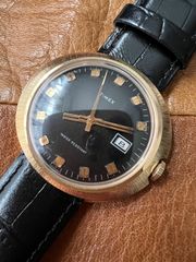 稼働】タイメックス マーリン グリーンダイヤル 70s 手巻き - メルカリ