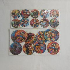昭和レトロ 「キャプテンスカーレット」メンコ まとめ売り 丸型3枚 角
