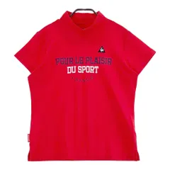 サイズ：LL LE COQ GOLF ルコックゴルフ  ハイネック 半袖Tシャツ  レッド系 [240101553133] ゴルフウェア レディース ストスト