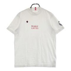 PEARLY GATES パーリーゲイツ モックネック 半袖シャツ ホワイト 4