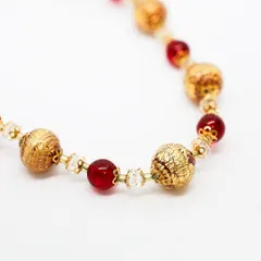 イタリアン雑貨 ビーズ ネックレス アンティーク ベネチアンガラス