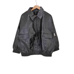 グレイル GRL 襟2Wayオーバーサイズレザーブルゾン レディース FREE 