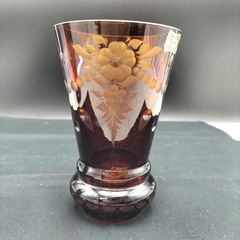 Egermann Bohemia Glass 花瓶 チェコ製 - メルカリ