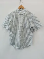 ピ143●NAUTICA●ノーティカ●ピックアップ●メンズ●カットソー●ストライプ●sizeM●水色×緑×青