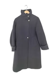 ユナイテッドアローズグリーンレーベルリラクシング UNITED ARROWS green label relaxing ソフトメルトン スタンドカラー コート レディース  38