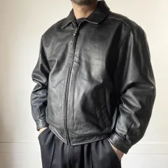 croft&barrow ショート レザー ジャケット 黒 M ブラック 本革 革ジャン ブルゾン 短丈 D152-18-0030ZV