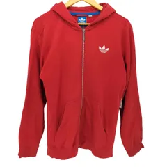 アディダスオリジナルス adidas Originals トレフォイル ロゴ 刺繍 ジップアップ スウェット パーカー メンズ import：L 