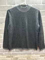 【F9-91】◇ Refined サイズM～L カシミヤ100%ニット　グレー　レディース