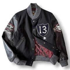 美品 45rpm Umii908 藍染め キルティングデニムダウンジャケット