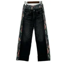 JUNYA WATANABE COMME des GARCONS  × Levis 24AW  フラワープリントドッキングデニムパンツ Sのサムネイル