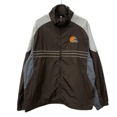 TEAM APPAREL Reebok ジャケット L ブラウン ジップアップ リーボック 刺繍ロゴ ワンポイント スポーティー 薄手ジャケット 春物 a711-5519のサムネイル