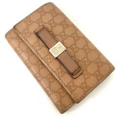 GUCCI グッチ マイクロ シマ レザー 6連 キーケース - メルカリ