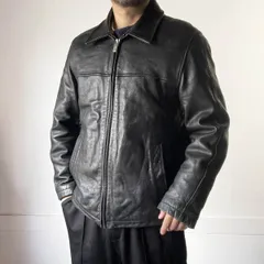 DOCKERS ドッカーズ Tバック ラム レザー ジャケット M 黒 リーバイス レザーコート 革ジャン ビンテージ D152-18-0034ZVW