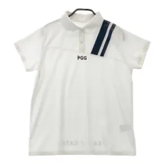 サイズ：1 PGG PEARLY GATES パーリーゲイツ  半袖ポロシャツ  ホワイト系 [240101555034] ゴルフウェア レディース ストスト