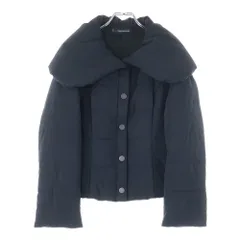 FOXY NEW YORK (フォクシーニューヨーク) ビッグカラー スナップボタン 中綿ジャケット ブラック レディース 26508-NAJFA215Cのサムネイル