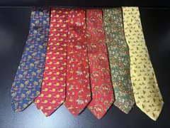 サルヴァトーレフェラガモ ネクタイ6点おまとめ B25092025