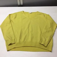 〇送料無料★KUMIKYOKU 組曲★ニットセーター 長袖トップス★サイズ2 Mサイズ★イエロー♯30708sbd