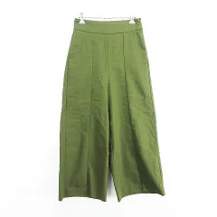 アーバンリサーチ URBAN RESEARCH アイテムズ items ワイドパンツ ボトムス ストレッチ S オリーブ ※EKM