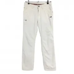 マスターバニー 中綿パンツ 白 蓄熱裏地 ロゴネイビー レディース 1(M) ゴルフウェア MASTER BUNNY EDITION