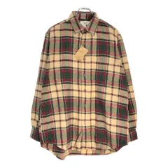 デッドストック 90年代 J.CREW ジェイクルー フランネルシャツ チェック マルチカラー(メンズ M)中古 古着 V8007