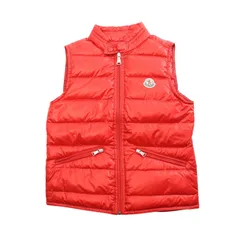 モンクレール MONCLER ダウンベスト GUI レッド ナイロン ダウンベスト ユニセックス Used A