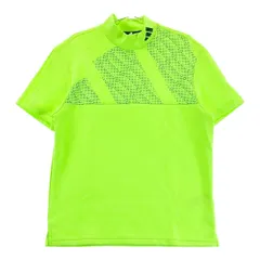 サイズ：XL ADIDAS GOLF アディダスゴルフ 2023年モデル HY0942 モックネック 半袖Tシャツ  グリーン系 [240101551449] ゴルフウェア メンズ ストスト